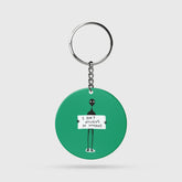I Don't Believe in Humans Key Ring